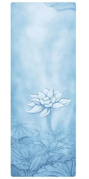 Odin Bohemian Blue Lotus Yoga Mat 0.8cm